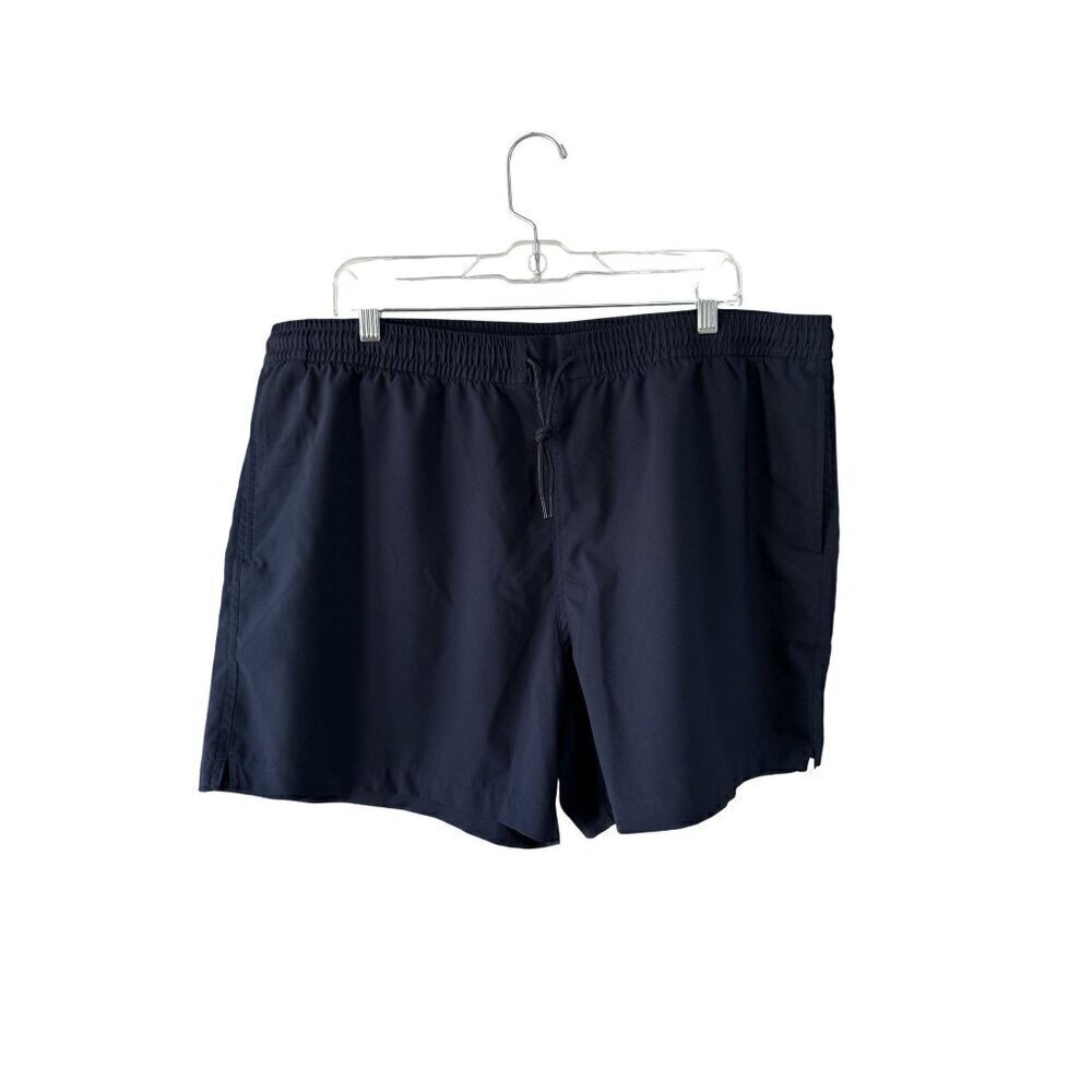 Abercrombie & Fitch Men's Pull On Athletic Shorts Relaxed Stretch Navy XXL